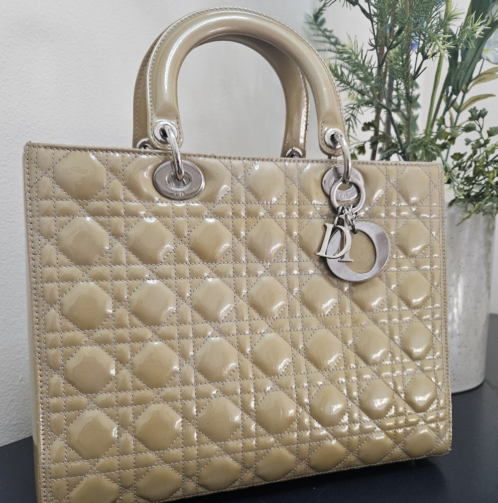 Christian DIOR Lady Dior Large Tote